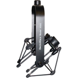 shock-mounted stand adapter for use with floor stand or recording boom