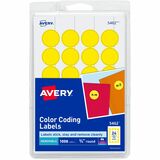 AVE05462 - Avery&reg; 3/4" Round Removable Color Coding ...