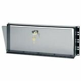 Image of Middle Atlantic Security Cover, 4 RU, Hinged Plexi