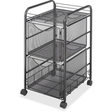 SAF5212BL - Safco Onyx Double Mesh Mobile File Cart