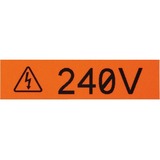 Panduit T100X000VQC-WH Labels P1ca Steel Vyl 1in Wx25ftl Blue White Ea T100x000vqc-wh T100x000vqcwh 074983357772