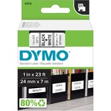 Dymo D1 Electronic Tape Cartridge - 1" Width - White - 1 Each
