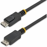 StarTech.com 1ft (30cm) DisplayPort 1.2 Cable, 4K x 2K UHD VESA Certified DisplayPort Cable, Short DP Cable/Cord for Monitor, w/ Latches