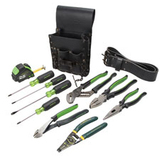 Greenlee 0159-14 5-Piece Starter Electricians Tool Kit