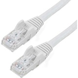 StarTech 25ft CAT6 Ethernet Cable - White Snagless Gigabit - 100W PoE UTP 250Mhz Category 6 Patch Cord UL Certified Wiring/TIA