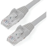 StarTech 7ft CAT6 Ethernet Cable - Gray Snagless Gigabit - 100W PoE UTP 250Mhz Category 6 Patch Cord UL Certified Wiring/TIA