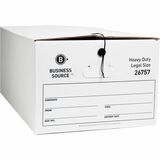BSN26757 - Business Source Heavy Duty Legal Size Storage...