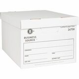 Business Source Lift-off Lid Heavy-Duty Storage Box