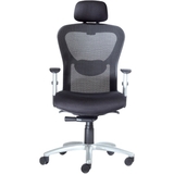 9+to+5+Seating+Strata+1580+High-Back+Mesh+Task+Chair+with+Headrest