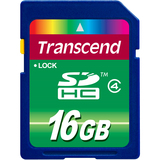 Transcend TS16GSDHC4 16 GB Class 4 SDHC - Lifetime Warranty