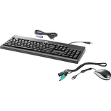 HP USB PS2 Washable Keyboard and Mouse BU207AT - PS/2, USB Cable Keyboard - PS/2 Cable Mouse, USB