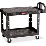 Rubbermaid+Commercial+4525+HD+2-Shelf+Utility+Cart+Flat+Shelf+%28Med%29