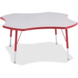 Jonti-Craft Berries Elementary Height Prism Four-Leaf Table