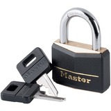 Master Lock 141 Key Padlock - Brass, Vinyl - 1 Each