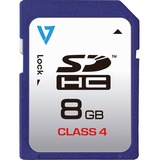 V7 VASDH8GCL4R-1N 8 GB Secure Digital High Capacity (SDHC) - 1 Card - Retail