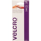 VELCRO® Brand Removable Adhesive Dots, 3/8in Dots, Clear, 80ct