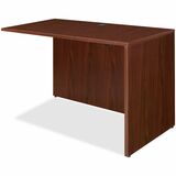 Lorell Essentials Return Shell - 47.3" x 23.6" x 1" x 29.5" - Finish: Laminate, Mahogany