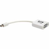 Tripp Lite by Eaton Keyspan Mini DisplayPort to Active VGA Adapter Video Converter (M/F) White 6-in. (15.24 cm)