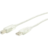 StarTech.com+Clear+A+to+B+USB+2.0+Cable+-+USB+cable+-+4+pin+USB+Type+A+%28M%29+-+4+pin+USB+Type+B+%28M%29+-+3+ft+-+transparent