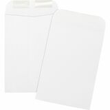 Business Source Durable Open-End Catalog Envelopes - Catalog - #1 3/4 - 6 1/2" Width x 9 1/2" Length - 24 lb - Gummed - Wove - 500 / Box - White