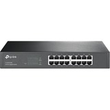 TP-Link TL-SG1016D 16-Port Gigabit Desktop Switch - 16 Ports - Gigabit Ethernet, Fast Ethernet - 10/100/1000Base-T - 2 Layer Supported - 9.95 W Power Consumption - Twisted Pair - Rack-mountable, Desktop