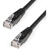 StarTech.com+10ft+CAT6+Ethernet+Cable+-+Black+Molded+Gigabit+-+100W+PoE+UTP+650MHz+-+Category+6+Patch+Cord+UL+Certified+Wiring%2FTIA
