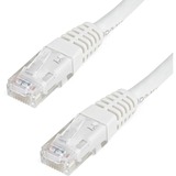 StarTech 25ft CAT6 Ethernet Cable - White Molded Gigabit - 100W PoE UTP 250Mhz - Category 6 Patch Cord UL Certified Wiring/TIA