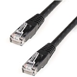 StarTech.com+8ft+CAT6+Ethernet+Cable+-+Black+Molded+Gigabit+-+100W+PoE+UTP+650MHz+-+Category+6+Patch+Cord+UL+Certified+Wiring%2FTIA