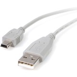 StarTech.com Mini USB Cable - Connect your (USB Mini) portable device to a host computer through a standard USB 2.0 type-A slot - 6ft usb to micro cable - usb to micro b - 6ft micro usb cable