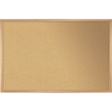 Ghent WK46 Bulletin Board - 48" (1219.20 mm) Height x 72" (1828.80 mm) Width - Tan Cork Surface - Self-healing, Laminated - Wood Frame - 1 Each