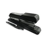 Stanley-Bostitch B8 Flat Clinch Stapler - 40 Sheets Capacity - 105 Staple Capacity - Half Strip - Black