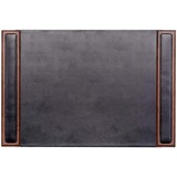Dacasso+Walnut+%26+Leather+Side-Rail+Desk+Pad