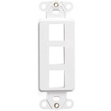 Leviton 41643-00W Faceplates & Mounting Boxes 3port Decora Insert Wh - . 41643-00w 4164300w 784770137486