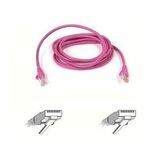 Belkin Cat5e Patch Cable - RJ-45 Male Network - RJ-45 Male Network - 7ft - Pink