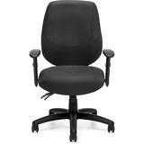 Offices To Go Six 31 Operator Task Chair - Black Polyester Seat - 5-star Base - 1 Each