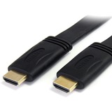 StarTech.com 6 ft Flat High Speed HDMI Cable with Ethernet - HDMI - M/M