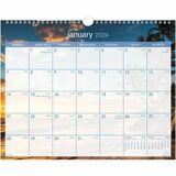 AAGDMWTE828 - At-A-Glance Tropical Escape Monthly Wall Cal...