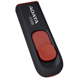 Adata C008 8 GB USB 2.0 Flash Drive - Black, Red