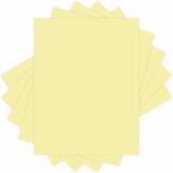 EarthChoice Colors Vellum Bristol Stock - Canary - 97% Opacity - Letter - 8 1/2" x 11" - 67 lb Basis Weight - Vellum - 250 / Pack - Acid-free, Archival-safe