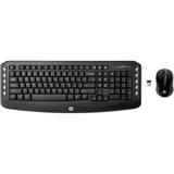 HP Keyboard & Mouse - USB Wireless 2.40 GHz Keyboard - USB Wireless Mouse - Optical - 3 Button for PC
