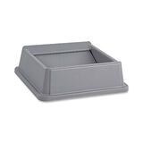 Rubbermaid Untouchable 2664 Swing Top - Square - Plastic - 1 Each - Gray