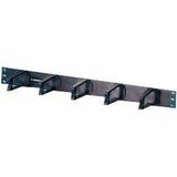 Ortronics Cable Organizer - Cable Management Panel - Black - Polycarbonate, Plastic, Aluminum...