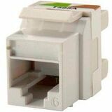 Ortronics TechChoice 6 Keystone jack, Cloud White, 25pack - 25 Pack - 1 x RJ-45 Keystone - Female -...