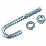 Ortronics J-Bolt Assembly, 1/4-20 x 2.25'', Thread 1.00'' - J-bolt, Lock Washer, Hex Nut - 2.25