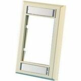 Ortronics Series II Faceplate, Low Profile (Single Gang), .5