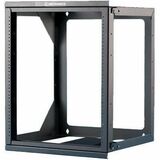 Ortronics Wall Mounted Relay Rack - 26 H - 20.25 in W x 26 in H x 18 in D - Black - For...