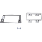 Wiremold 525 Series Communication Device Faceplate, 500ACT - Brushed Aluminum - Die-cast Aluminum