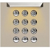 Aiphone Door Station Button Panel - Door - Vandal Resistant - Die-cast Zinc (GF-10KP)