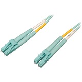 Tripp Lite by Eaton 10Gb/100Gb Duplex Multimode 50/125 OM4 LSZH Fiber Patch Cable (LC/LC) - Aqua 1M (3 ft.)