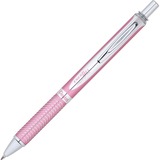 EnerGel EnerGel Alloy Retractable Gel Pens - Medium Pen Point - 0.7 mm Pen Point Size - Refillable - Retractable - Black Gel-based Ink - Metallic Pink Aluminum Barrel - Metal, Stainless Steel Tip - 1 Each